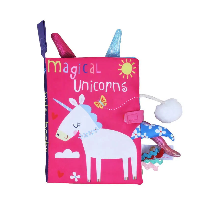 Baby Stoffbuch mit Knisterpapier – Lern- & Entdeckungsbuch 0–3 Jahre