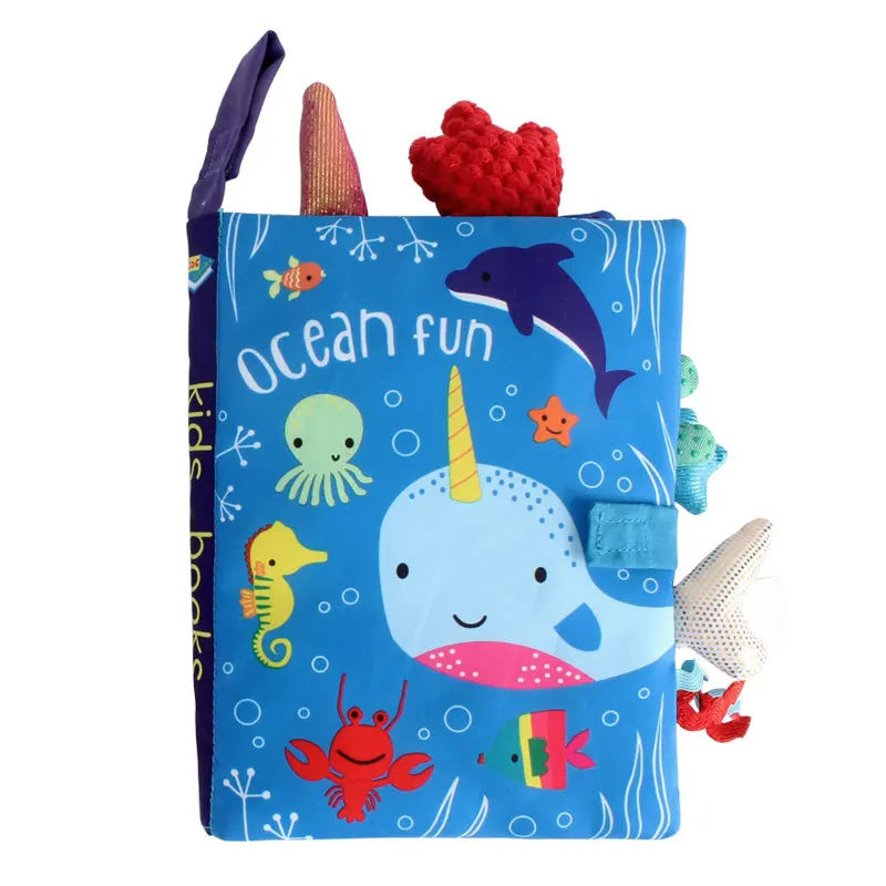 Baby Stoffbuch mit Knisterpapier – Lern- & Entdeckungsbuch 0–3 Jahre