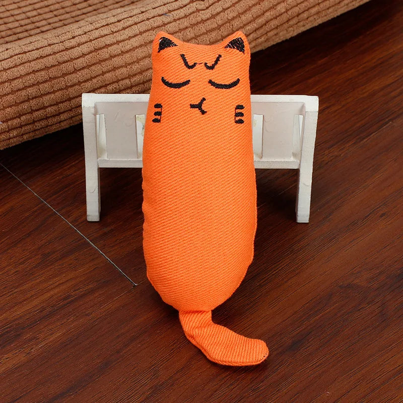 Katzenspielzeug mit Raschel & Catnip – Plüsch-Jagdspielzeug für Katzen
