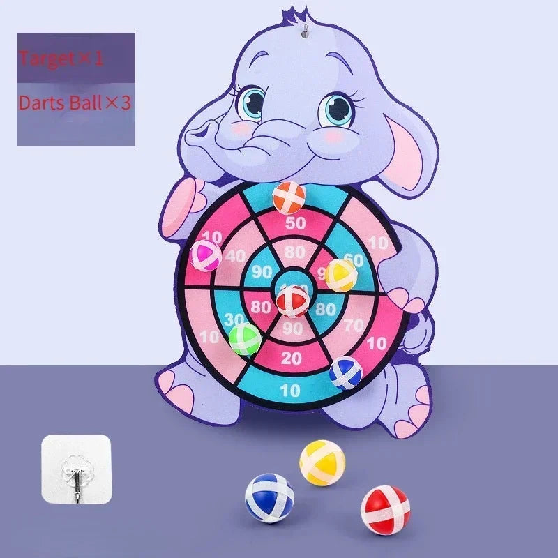 Klett-Dartscheibe Elefant | Sicheres Kinderspielzeug | Lernspiel für 3–12 Jahre