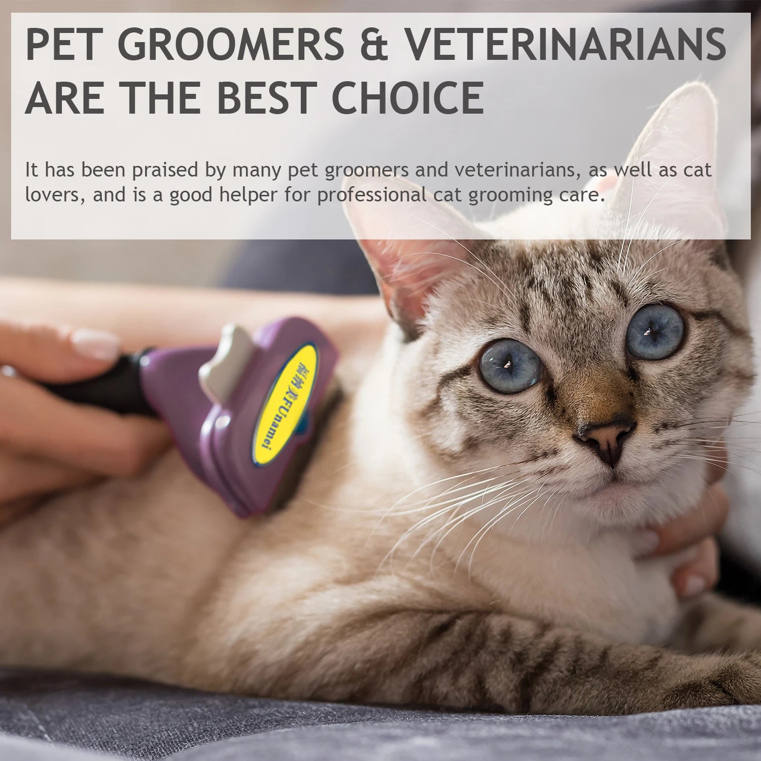 Profi Fellpflege-Bürste für Hunde & Katzen | Entfilzungswerkzeug | Größen S–XL