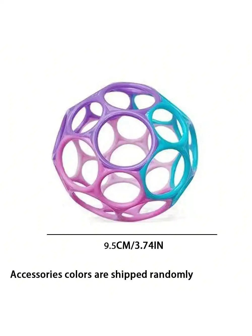 6-in-1 Baby Sensorikball aus Silikon – BPA-frei, weich & lehrreich
