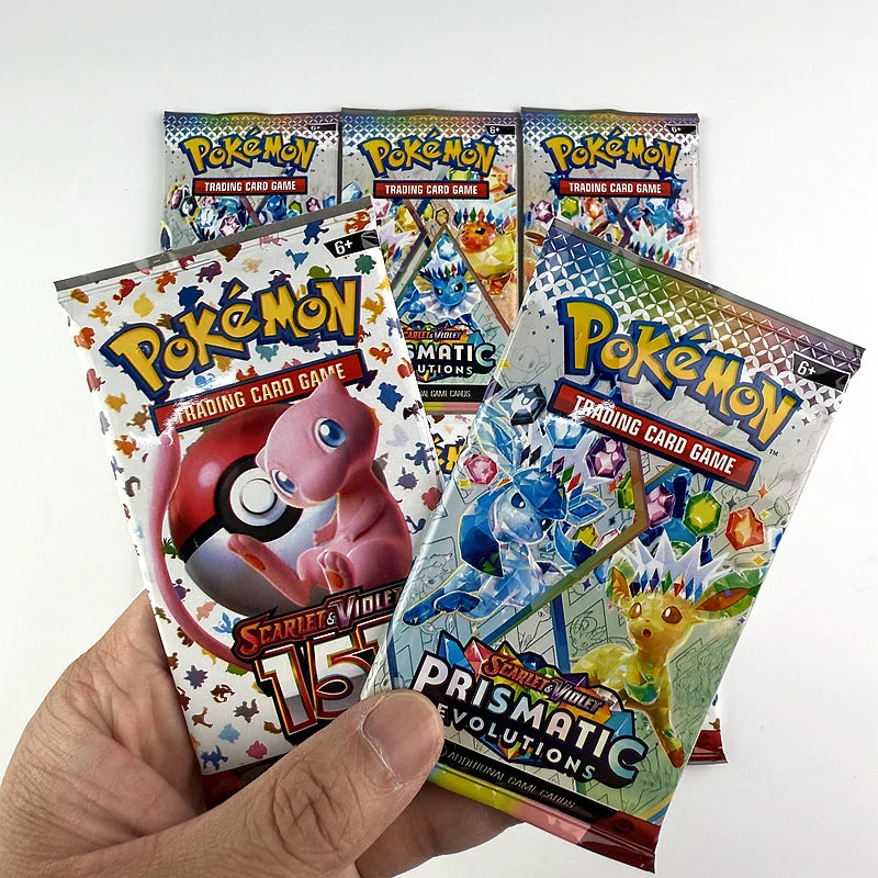 Pokémon Karten Prismatic 151 & Evolutions – 10/20 Karten Booster Pack (Englisch)
