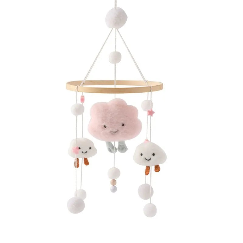 Baby Mobile aus Holz – Mit Musikbox & Glocken für Babybett