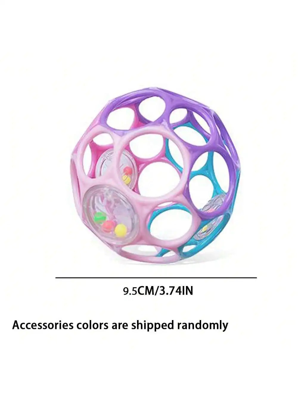 6-in-1 Baby Sensorikball aus Silikon – BPA-frei, weich & lehrreich