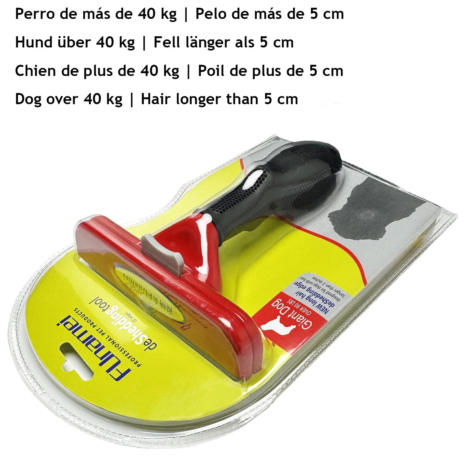 Profi Fellpflege-Bürste für Hunde & Katzen | Entfilzungswerkzeug | Größen S–XL