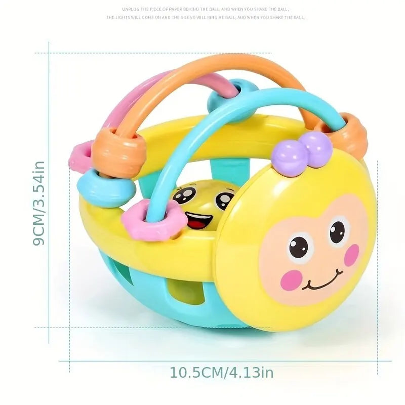 Baby Sensorikball – Greif-, Rassel- & Lernspielzeug für 0–6 Jahre