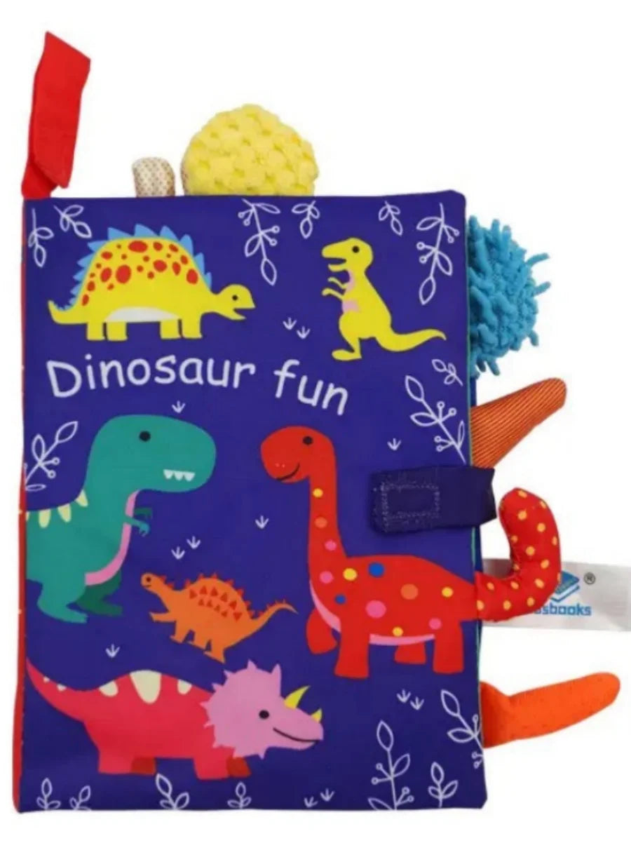 Baby Stoffbuch mit Knisterpapier – Lern- & Entdeckungsbuch 0–3 Jahre
