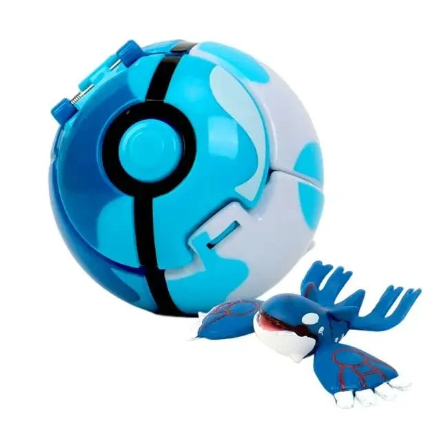 Pokéball mit Pokémon-Figur – Sammel-Set Pikachu, Gengar, Glumanda & mehr