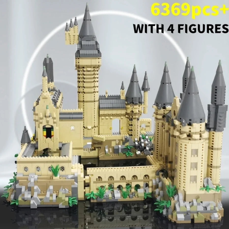 Magisches Schloss Micro-Bausteinset mit Beleuchtung – DIY Klemmbausteine ab 14 Jahren