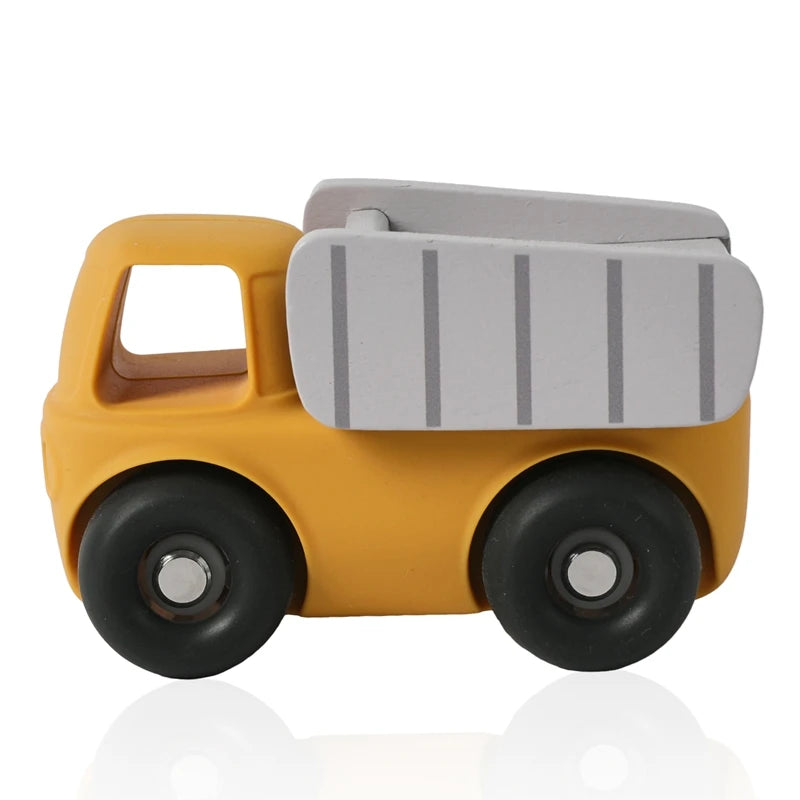 Montessori Silikon-Auto Beißring – Lernspielzeug für Babys 0–12 Monate