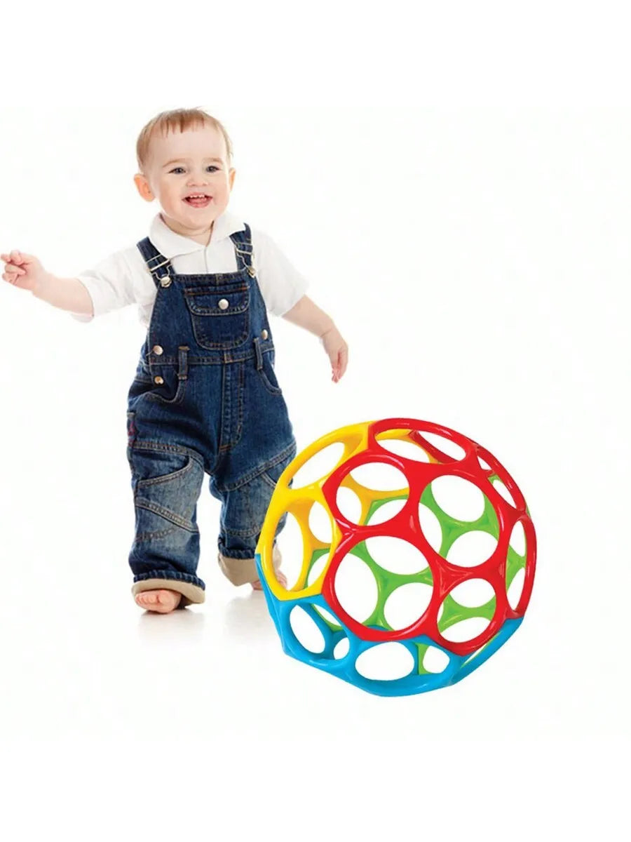 6-in-1 Baby Sensorikball aus Silikon – BPA-frei, weich & lehrreich