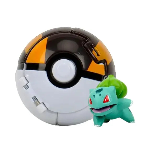 Pokéball mit Pokémon-Figur – Sammel-Set Pikachu, Gengar, Glumanda & mehr