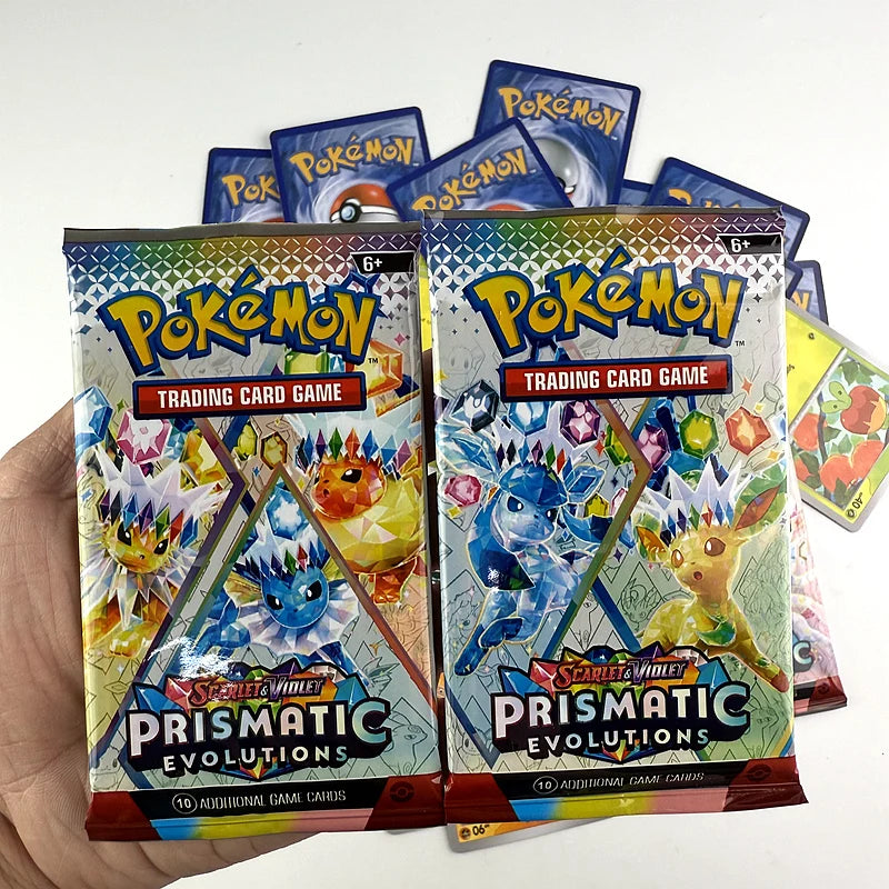 Pokémon Karten Prismatic 151 & Evolutions – 10/20 Karten Booster Pack (Englisch)