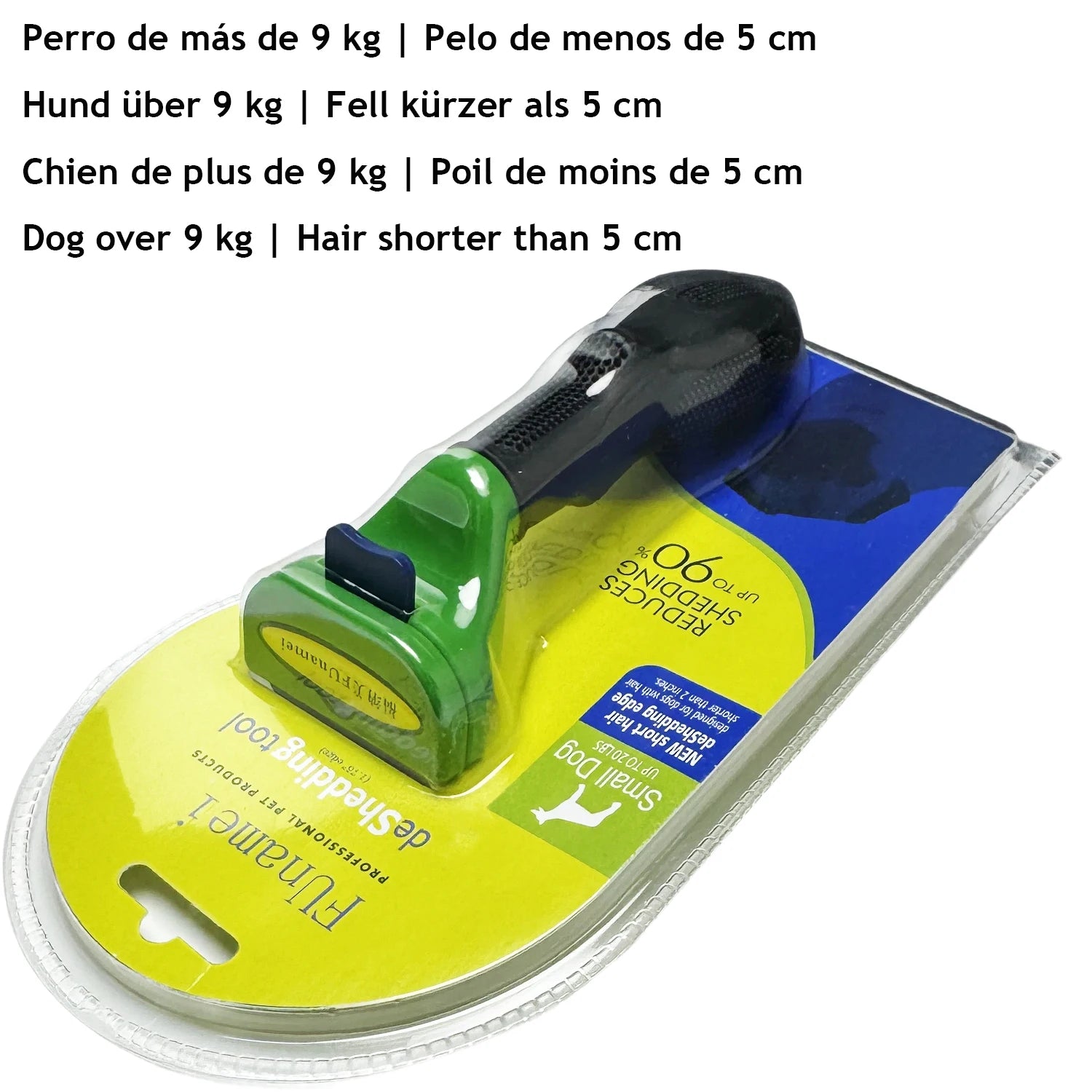 Profi Fellpflege-Bürste für Hunde & Katzen | Entfilzungswerkzeug | Größen S–XL