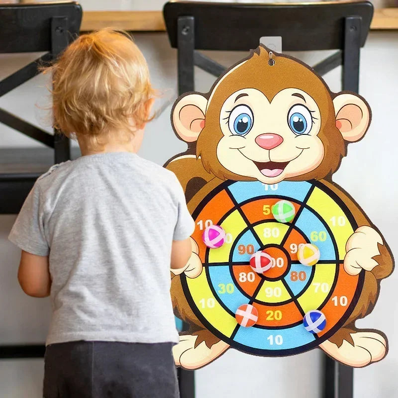 Klett-Dartscheibe Elefant | Sicheres Kinderspielzeug | Lernspiel für 3–12 Jahre