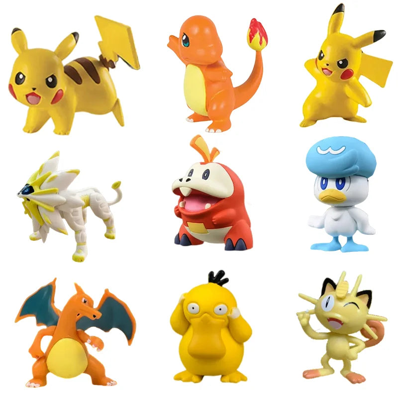 Pokéball mit Pokémon-Figur – Sammel-Set Pikachu, Gengar, Glumanda & mehr