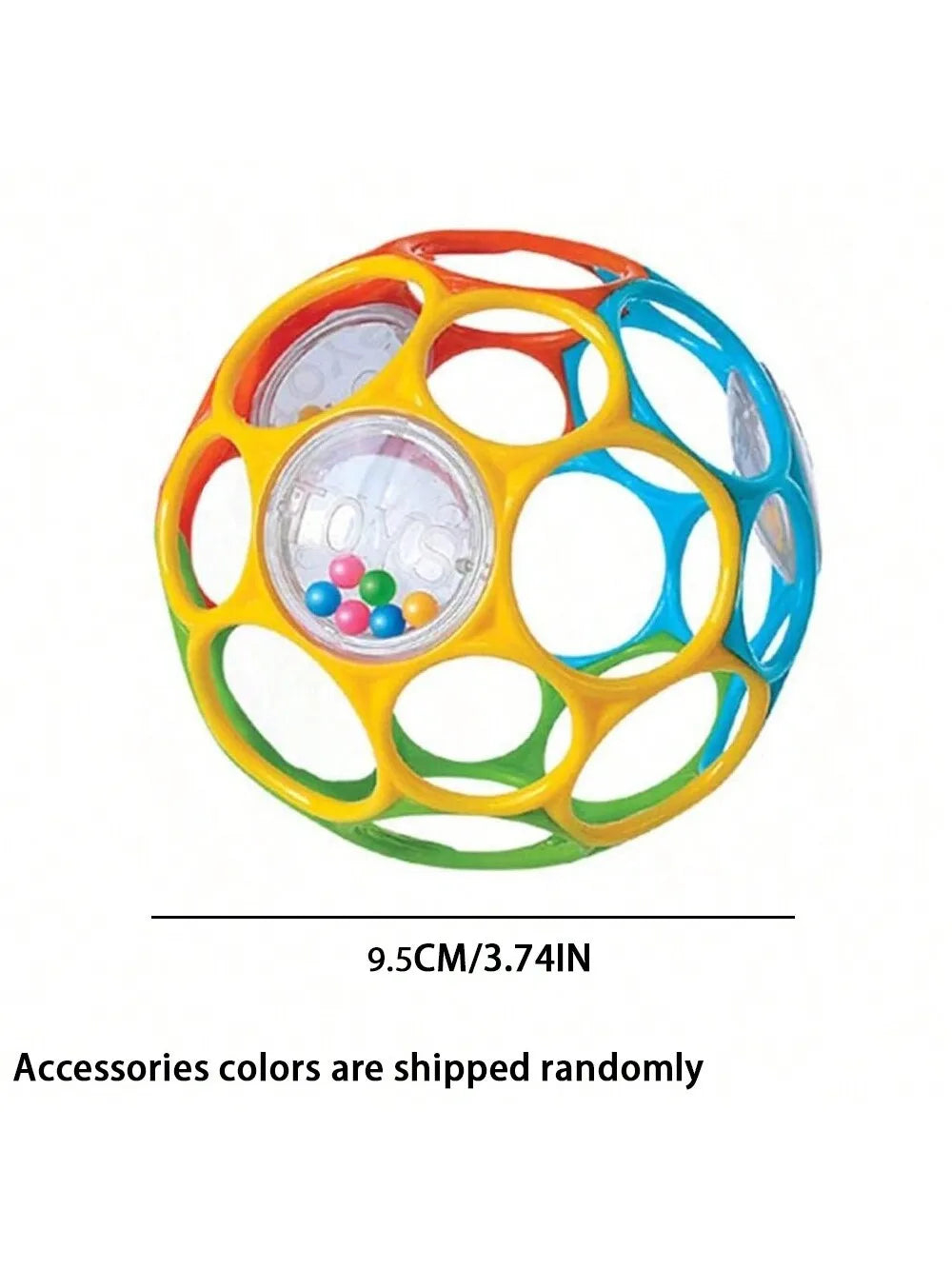 6-in-1 Baby Sensorikball aus Silikon – BPA-frei, weich & lehrreich