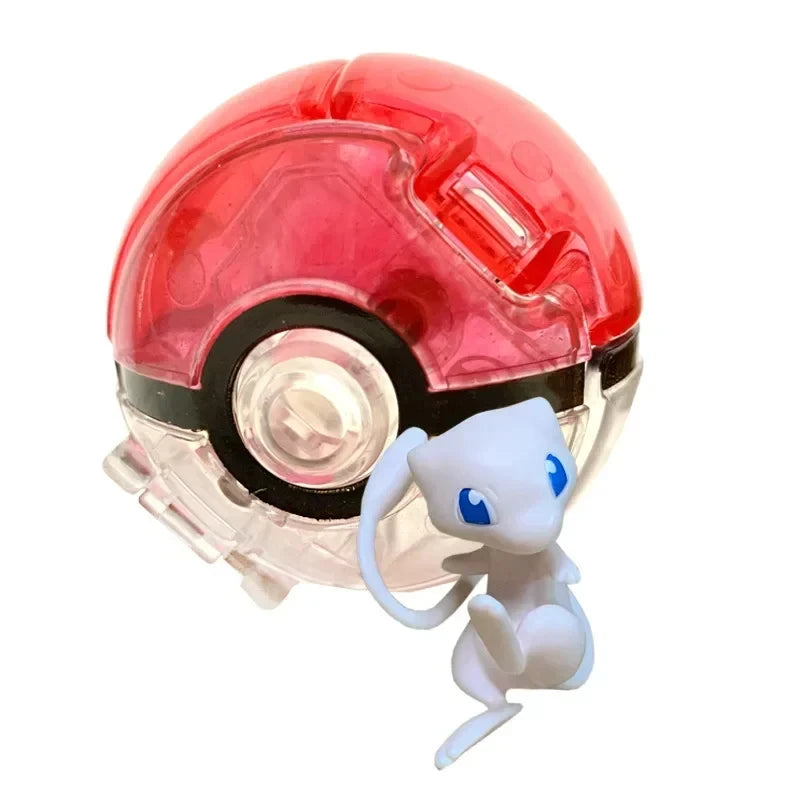 Pokéball mit Pokémon-Figur – Sammel-Set Pikachu, Gengar, Glumanda & mehr