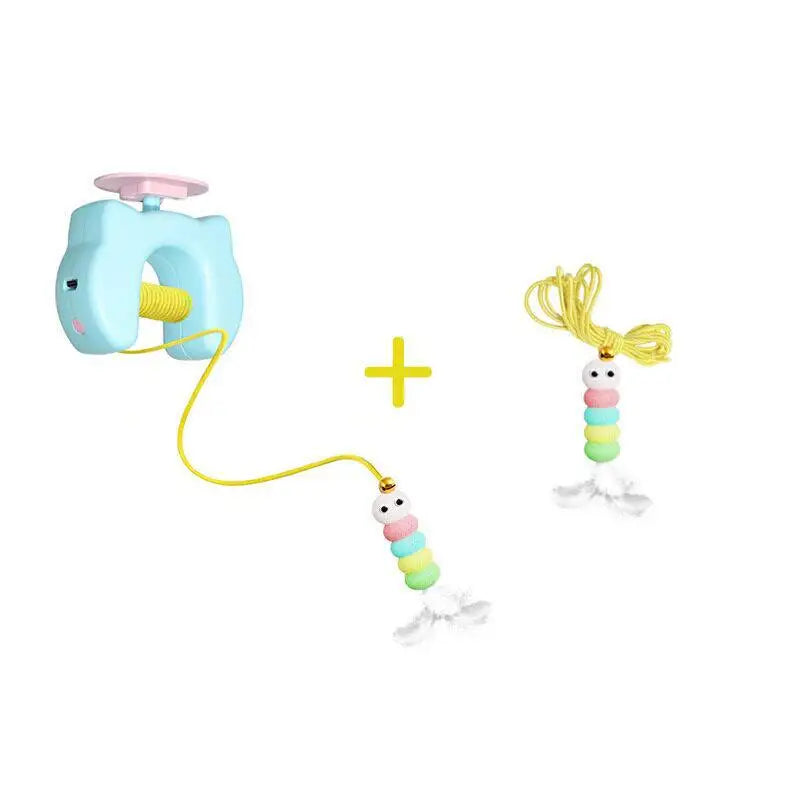 Elektrisches Katzenspielzeug mit Feder & Automatik – Selbstspielend & Wiederaufladbar