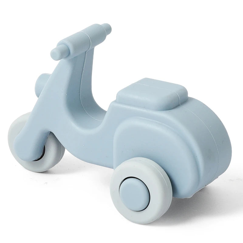 Montessori Silikon-Auto Beißring – Lernspielzeug für Babys 0–12 Monate