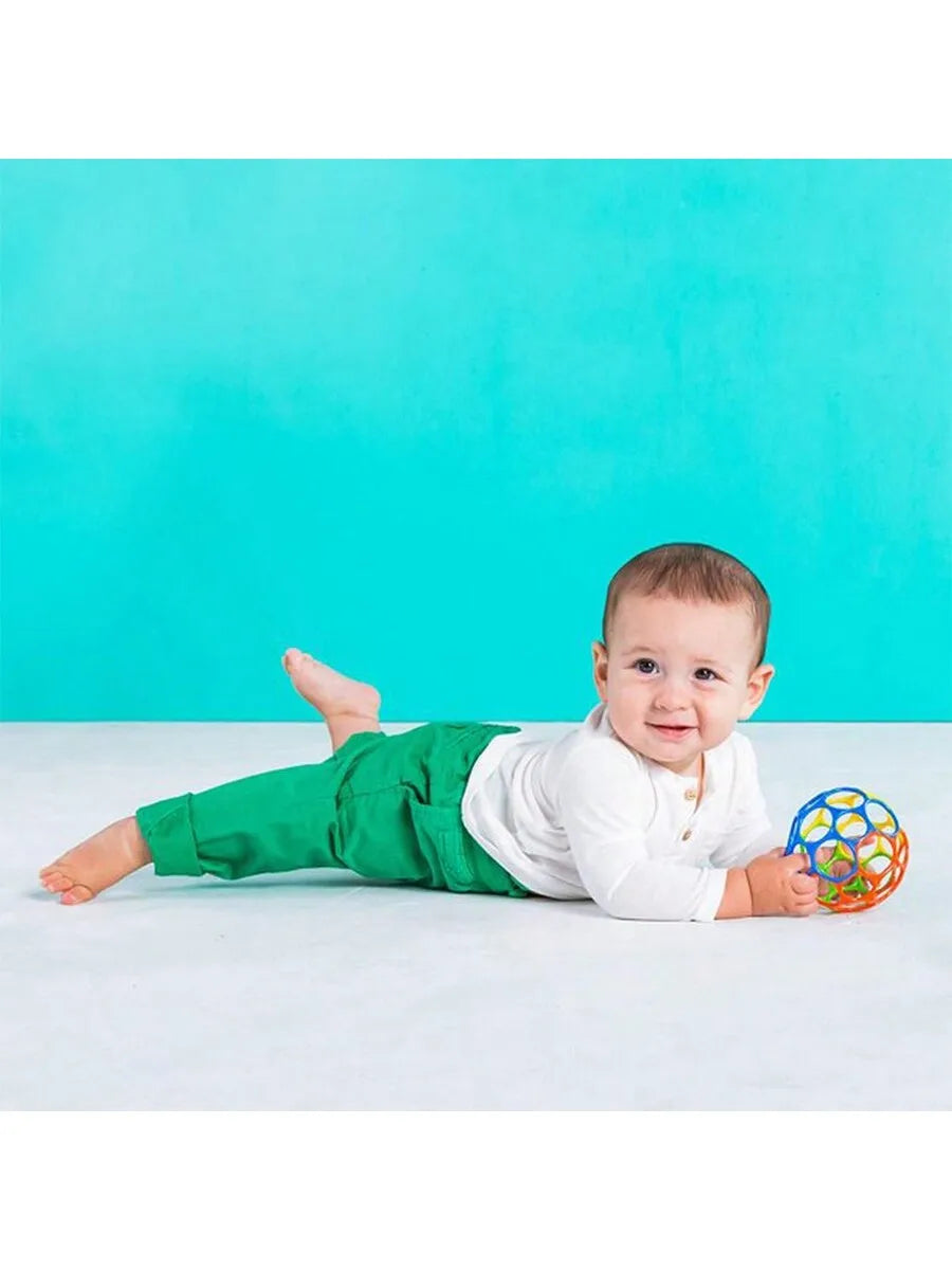 6-in-1 Baby Sensorikball aus Silikon – BPA-frei, weich & lehrreich
