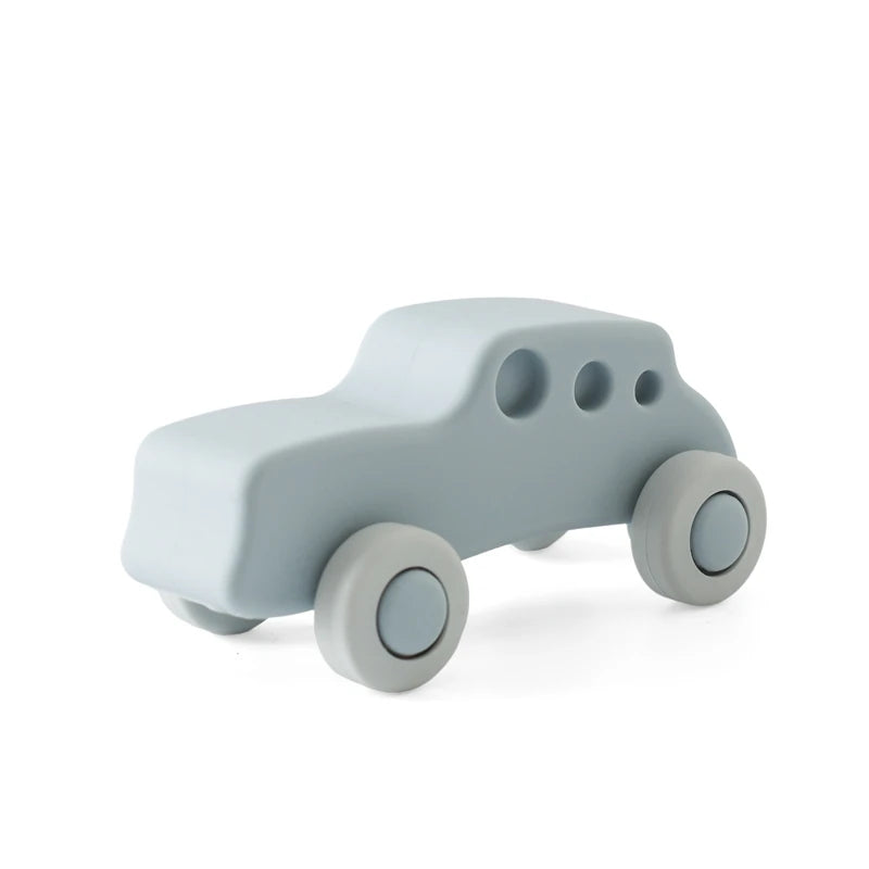 Montessori Silikon-Auto Beißring – Lernspielzeug für Babys 0–12 Monate