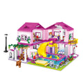 Stadthaus Bausteinset – Lego-kompatibel, Sommerferien-Villa für Kinder ab 6 Jahren