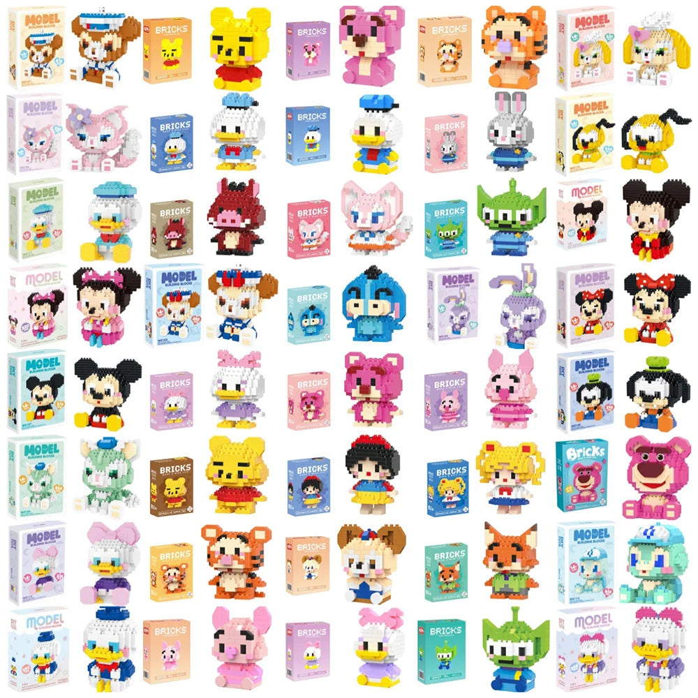 Disney Bausteinset – Lina Bell, Lotso & mehr – 108 Styles, Lego-kompatibel