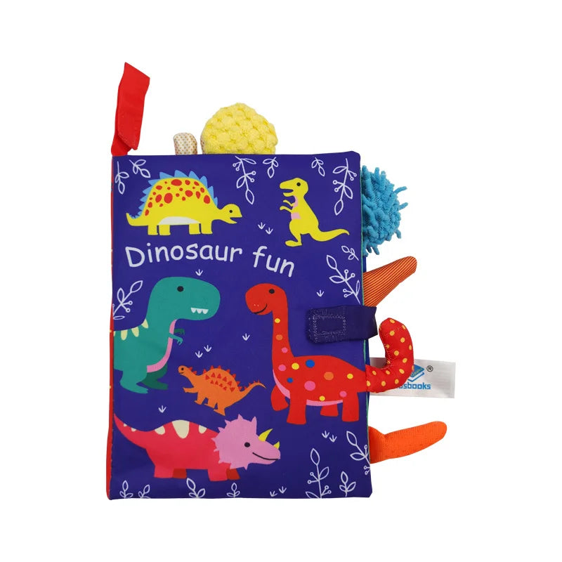 Baby Stoffbuch mit Knisterpapier – Lern- & Entdeckungsbuch 0–3 Jahre