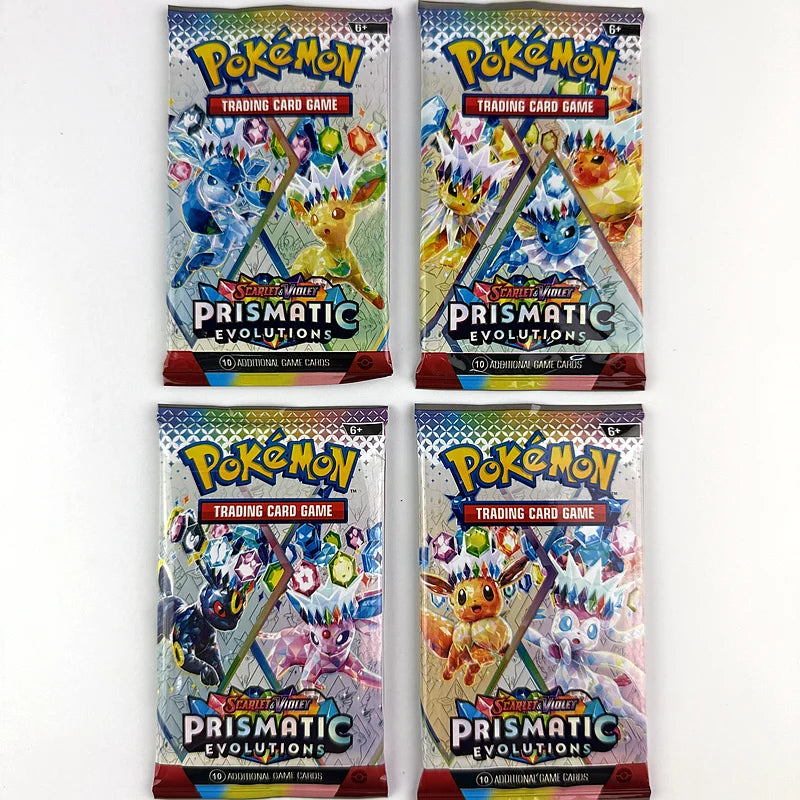 Pokémon Karten Prismatic 151 & Evolutions – 10/20 Karten Booster Pack (Englisch)