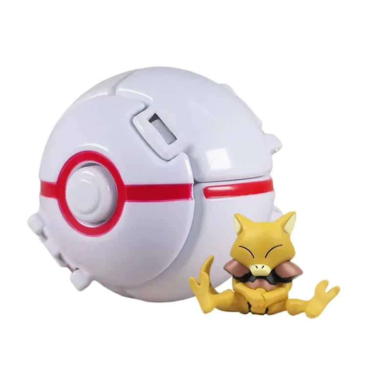 Pokéball mit Pokémon-Figur – Sammel-Set Pikachu, Gengar, Glumanda & mehr
