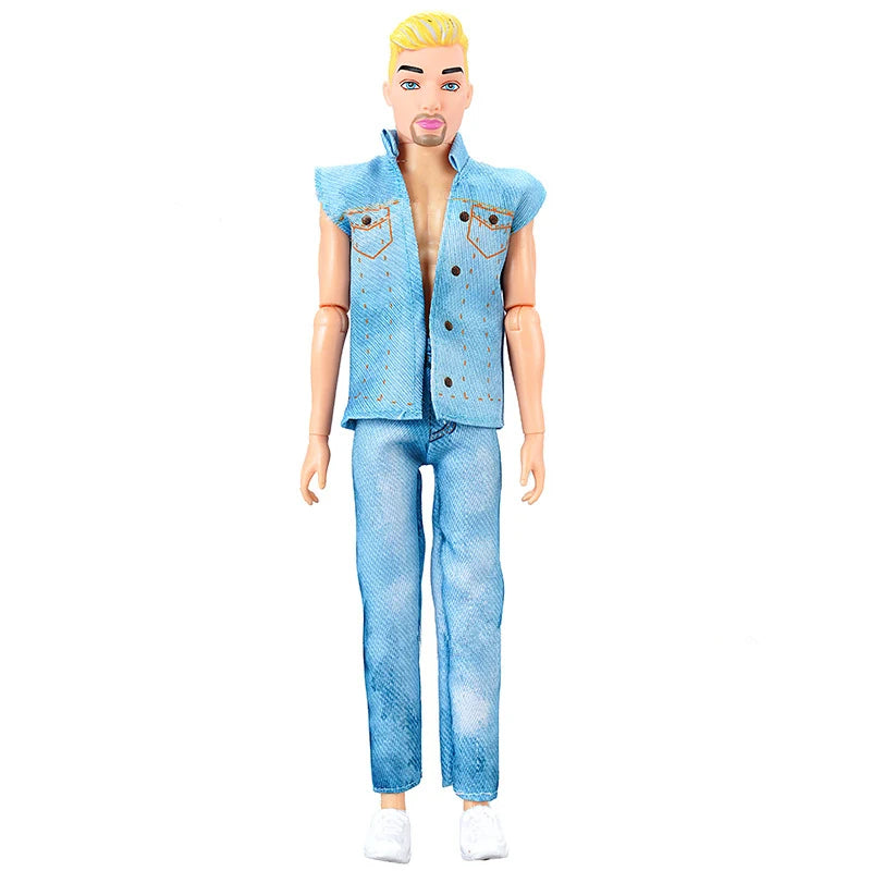 30 cm Modepuppe mit Gelenken – 1/6 BJD Ken & Female Doll mit Kleidung