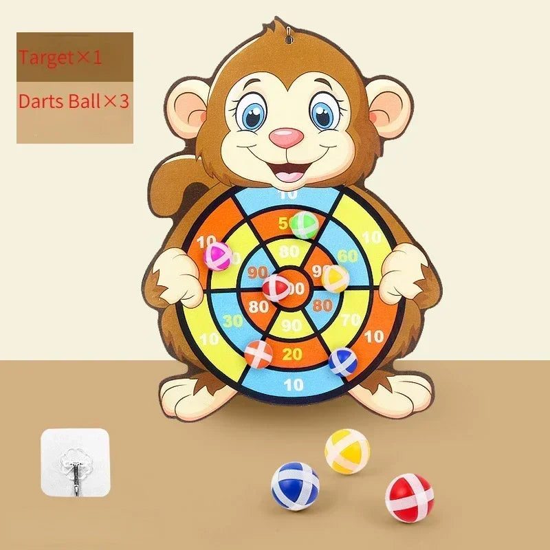 Klett-Dartscheibe Elefant | Sicheres Kinderspielzeug | Lernspiel für 3–12 Jahre